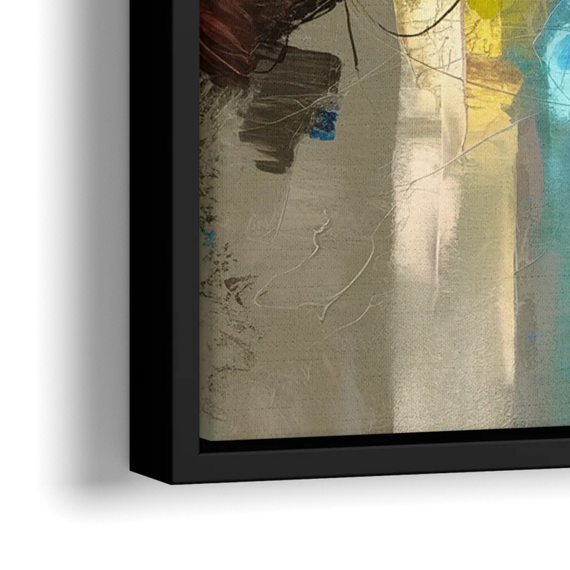 Birmingham Alabama Magic City - Close-Up Black Frame Canvas