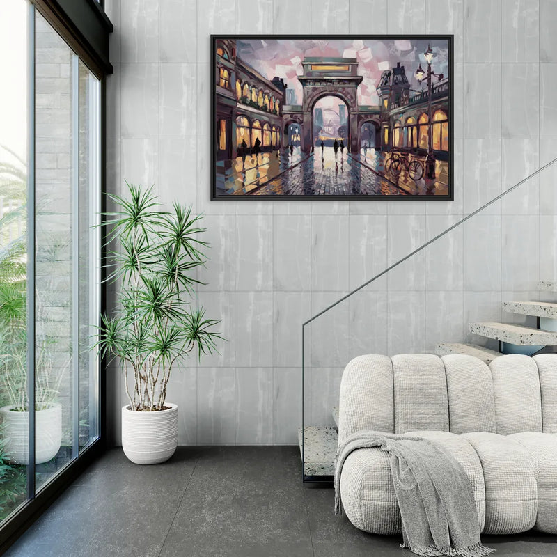 Chandler Urban Charm - Living Room Black Frame Canvas