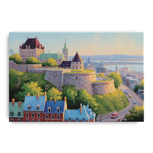 Quebec Fortress Walls - Canvas Wall Art