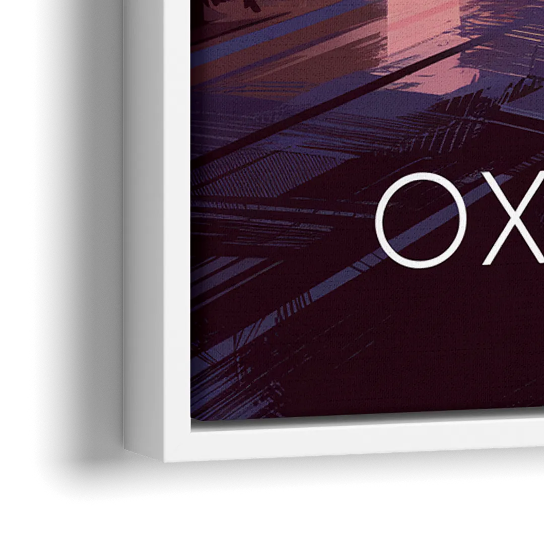 Oxford Timeless Elegance - Close-Up White Frame Canvas