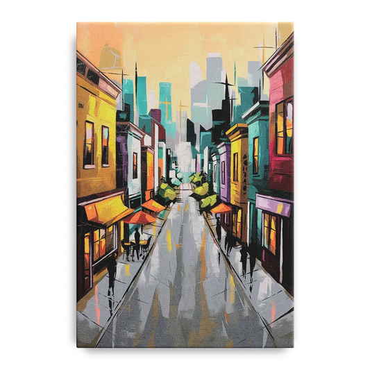San Francisco Mission District Vibes - Canvas Wall Art