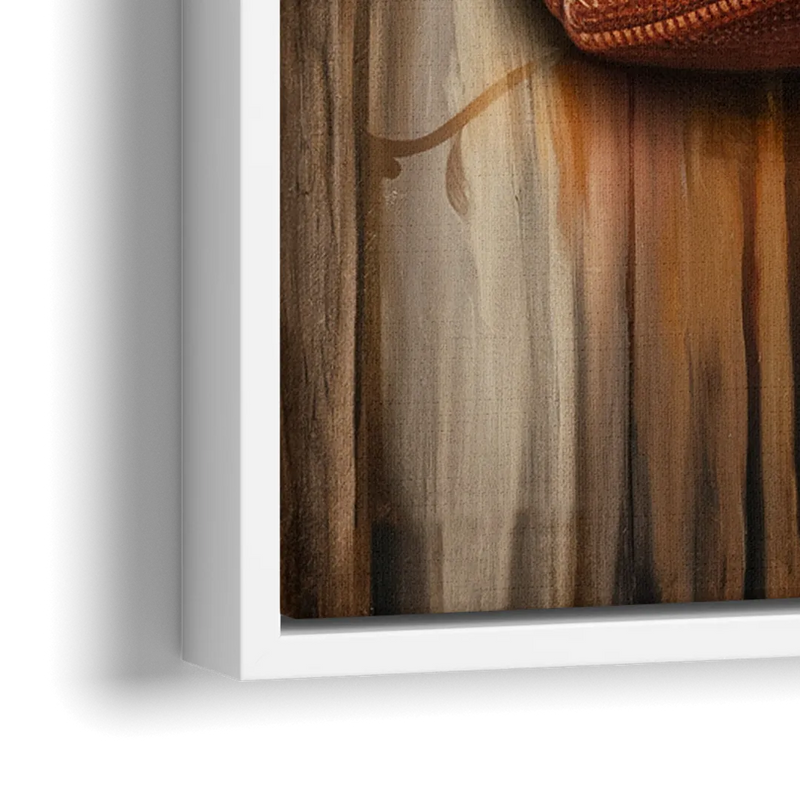 Austin UT Football Energy - Close-Up White Frame Canvas