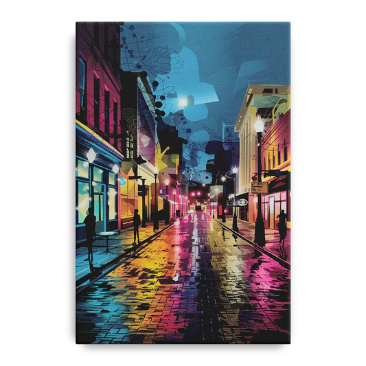 Memphis Historic Beale Street - Canvas Wall Art