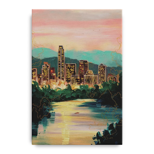 Austin Westlake Hills View - Canvas Wall Art