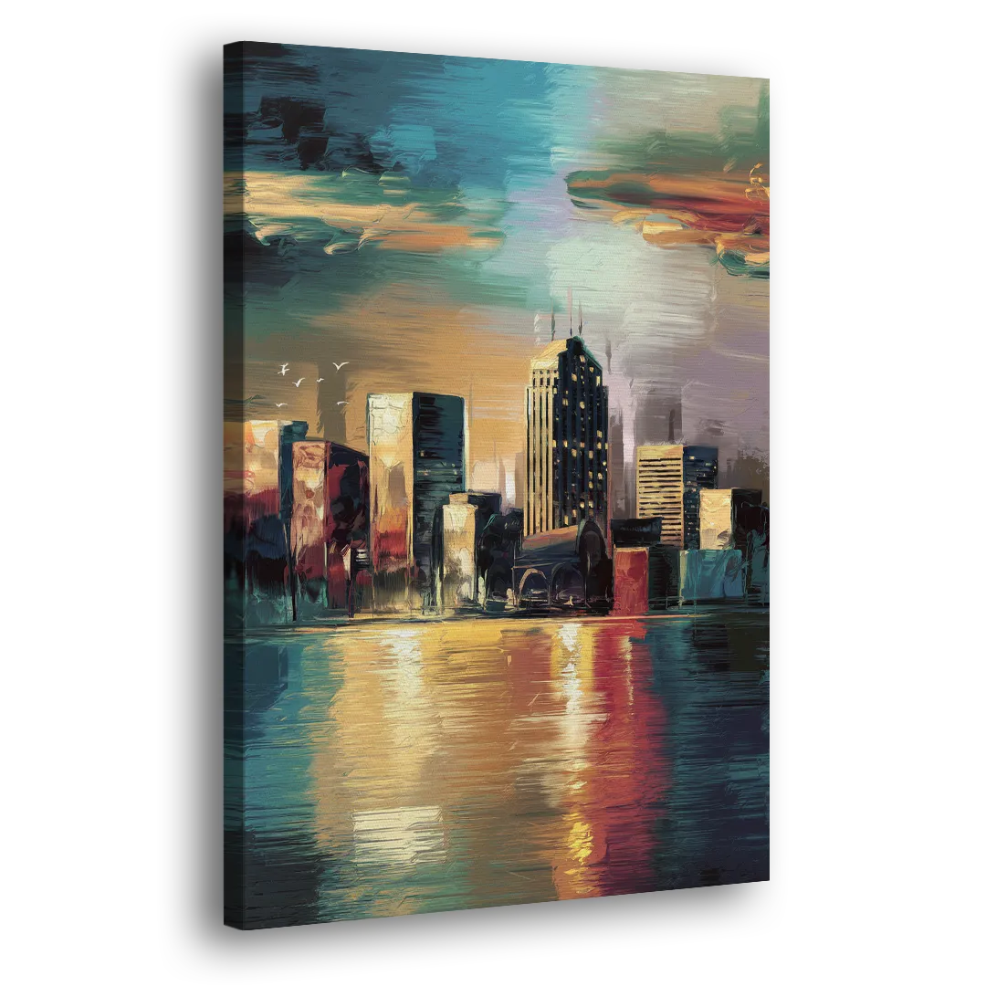 Springfield City Skyline - Canvas Print Art Sides
