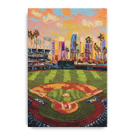 San Diego Padres Stadium - Canvas Wall Art
