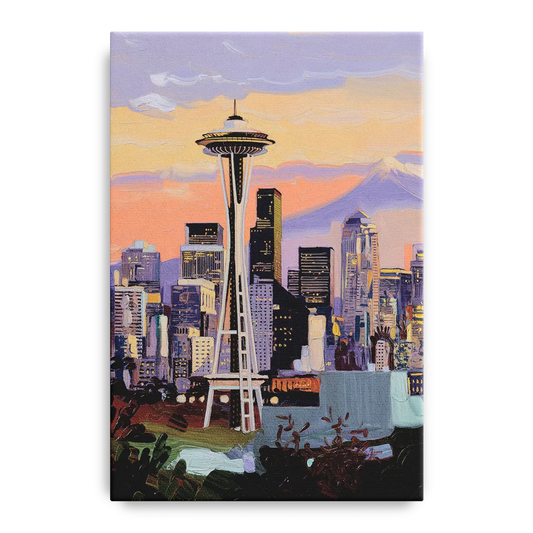 Seattle Skyline from Kerry Park - Canvas Wall Art