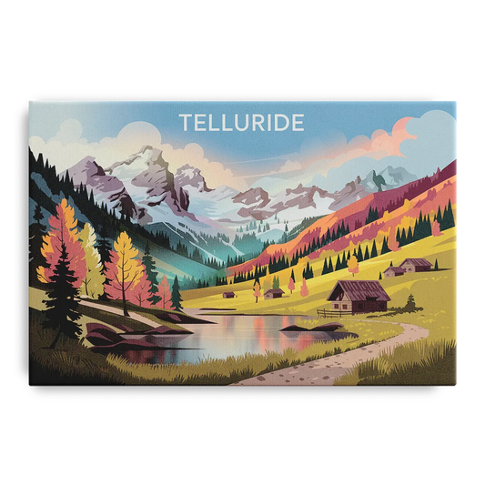 Telluride Alpine Landscape - Canvas Wall Art
