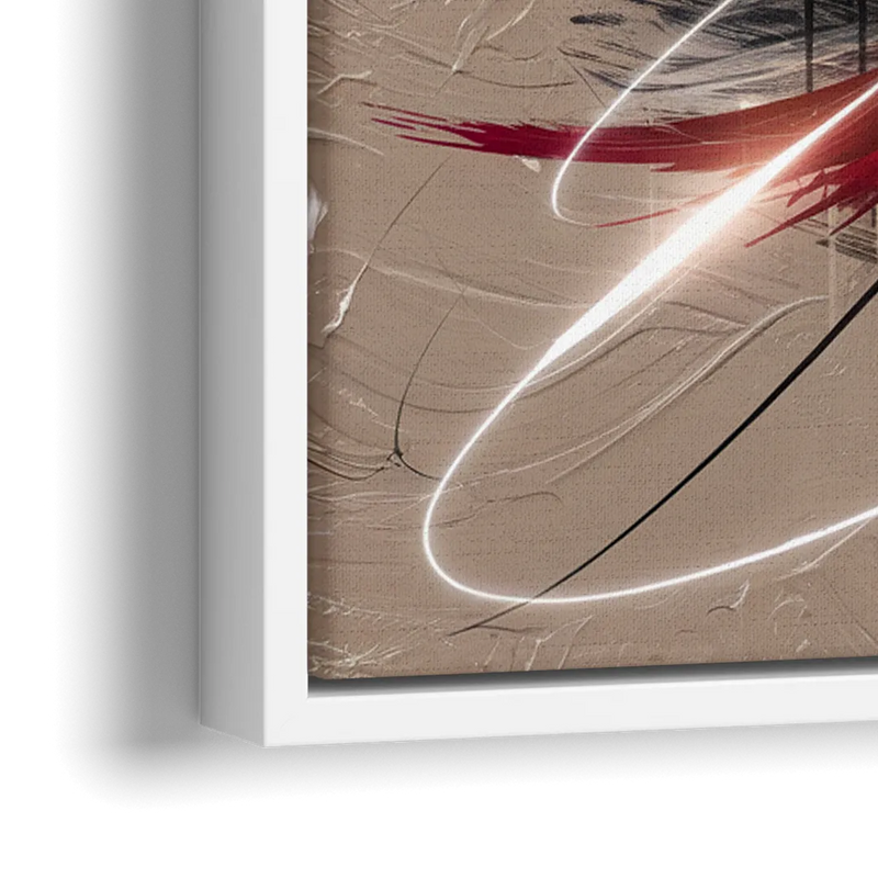 Houston Cougars Passion - Close-Up White Frame Canvas