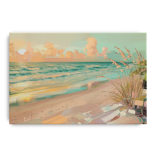 Hilton Head Island Oceanfront Sunrise - Canvas Wall Art