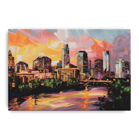 Austin Urban Charm - Canvas Wall Art