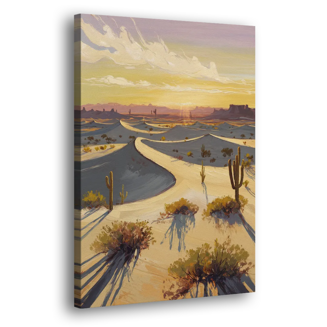 Bisbee Desert Sunrise - Canvas Print Art Sides