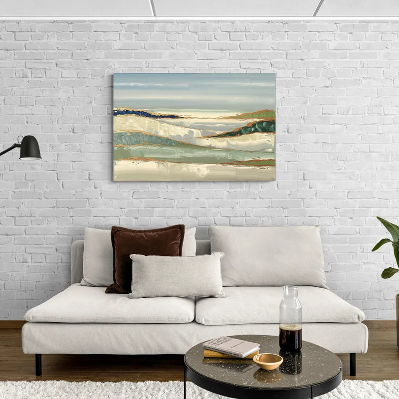 Eugene Abstract Landscape - Canvas Wall Art Living Room
