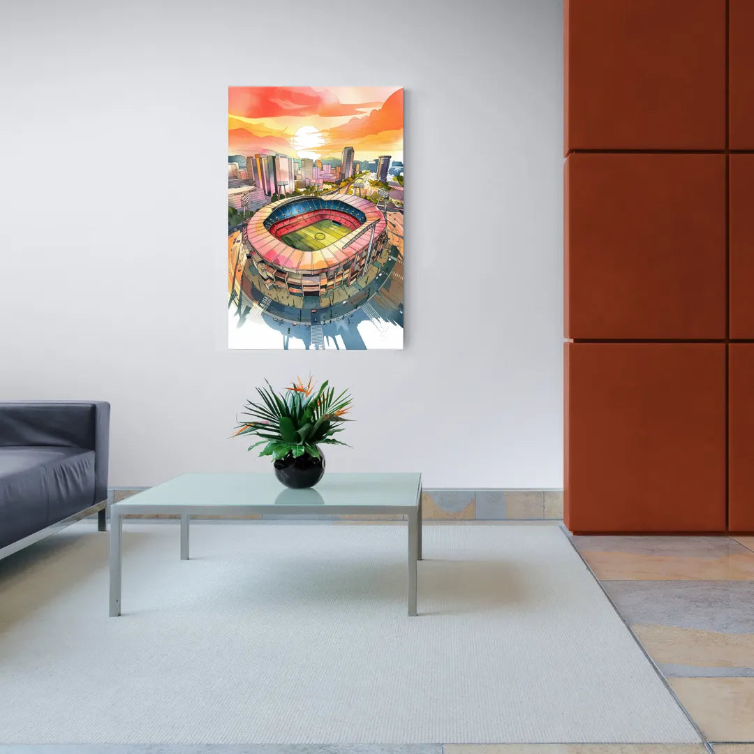 Charlotte FC Stadium View - Canvas Wall Art Living Room