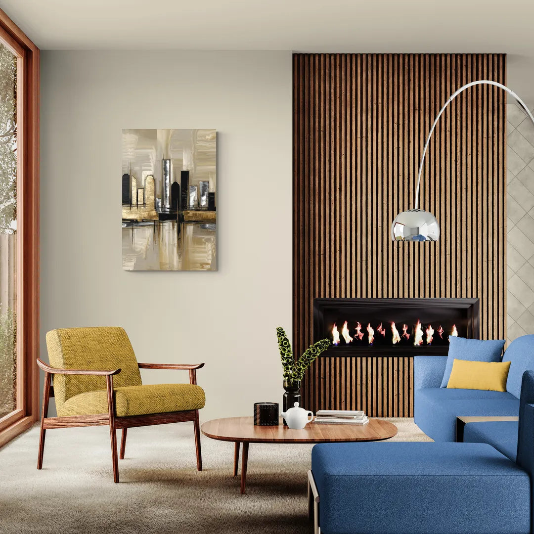 Houston Contemporary Design - Canvas Wall Art Living Room