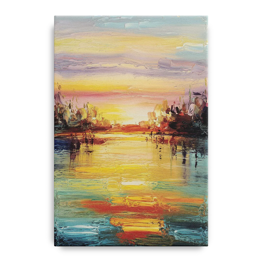 Buffalo Lake Erie Horizon - Canvas Wall Art