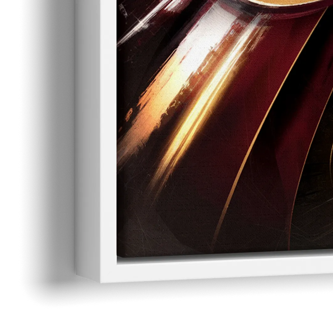 Cleveland Cavaliers Logo - Close-Up White Frame Canvas