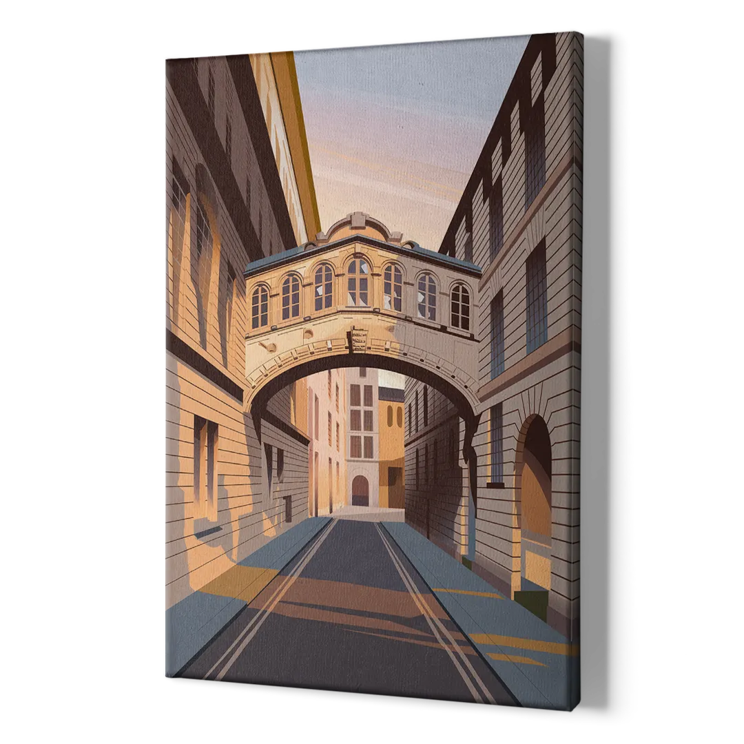 Oxford Bridge of Sighs - Canvas Print Art Sides