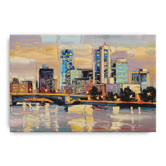Minneapolis Modern Architectural Beauty - Canvas Wall Art