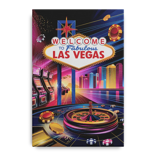 Las Vegas Casino Glamour - Canvas Wall Art