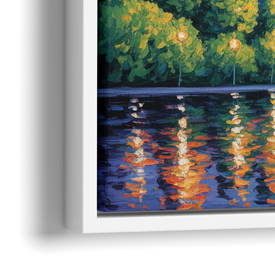 Parliament Building Quebec - Close-Up White Frame Canvas