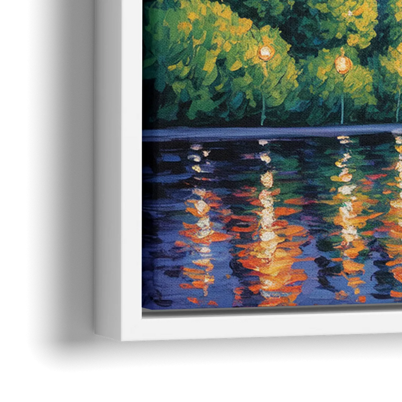 Parliament Building Quebec - Close-Up White Frame Canvas