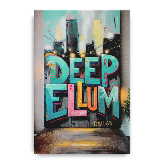 Dallas Deep Ellum Murals - Canvas Wall Art