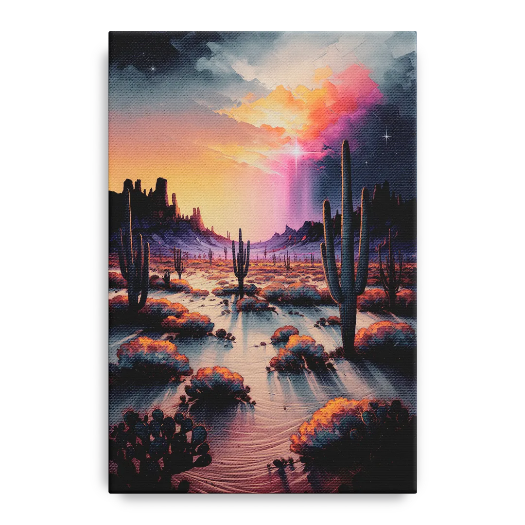 Phoenix Desert Twilight Glow - Canvas Wall Art