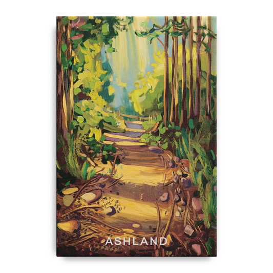 Ashland Hiking Paths - Canvas Wall Art