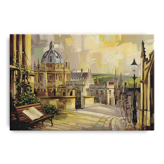 Oxford University Charm - Canvas Wall Art