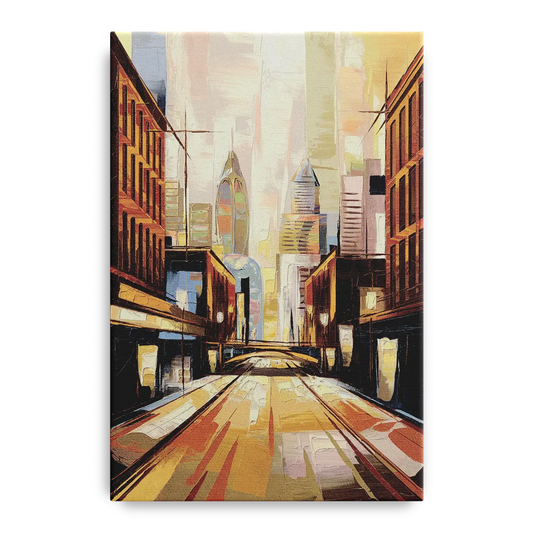 Philadelphia Market Street - Canvas Wall Art