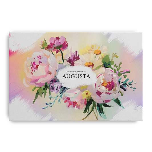 Augusta Springtime Blooms - Canvas Wall Art