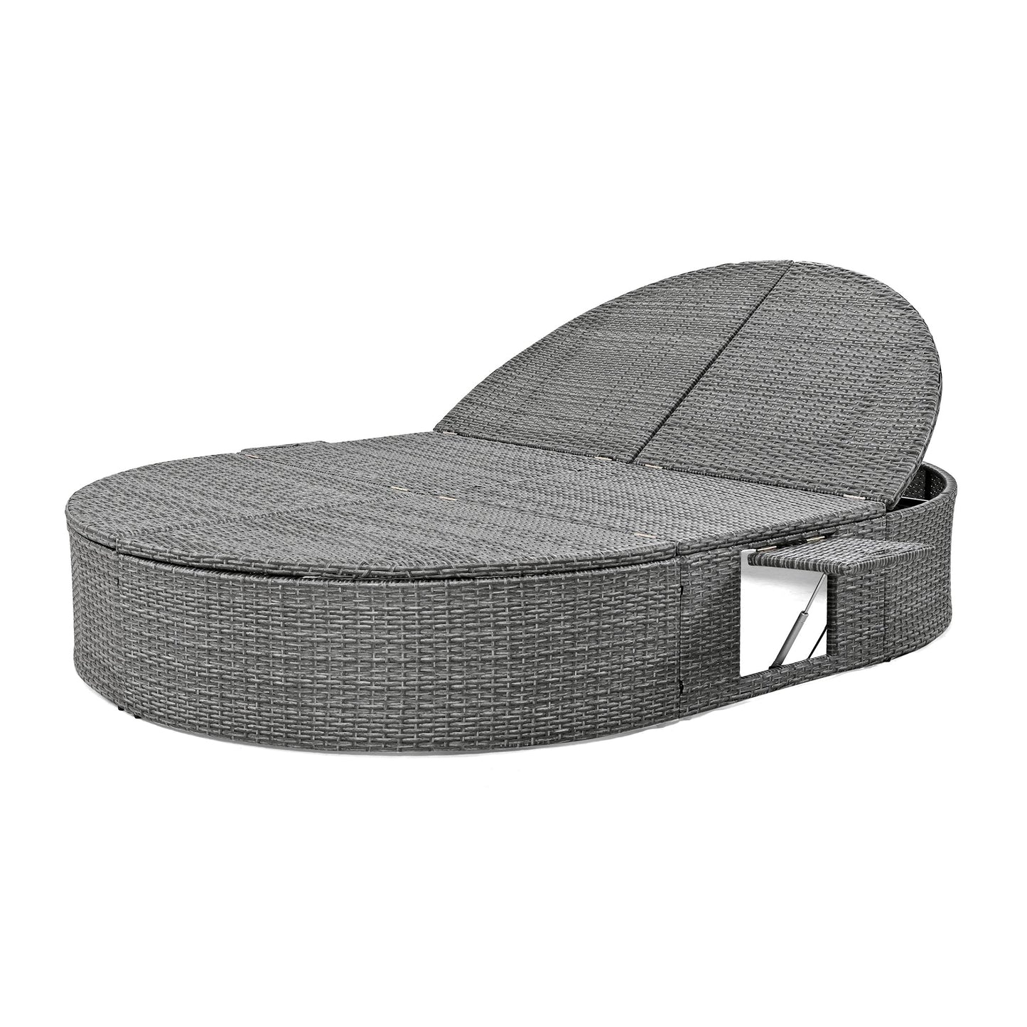 Luxurious 2-Person Wicker Daybed with Cushions – Perfect for Patio