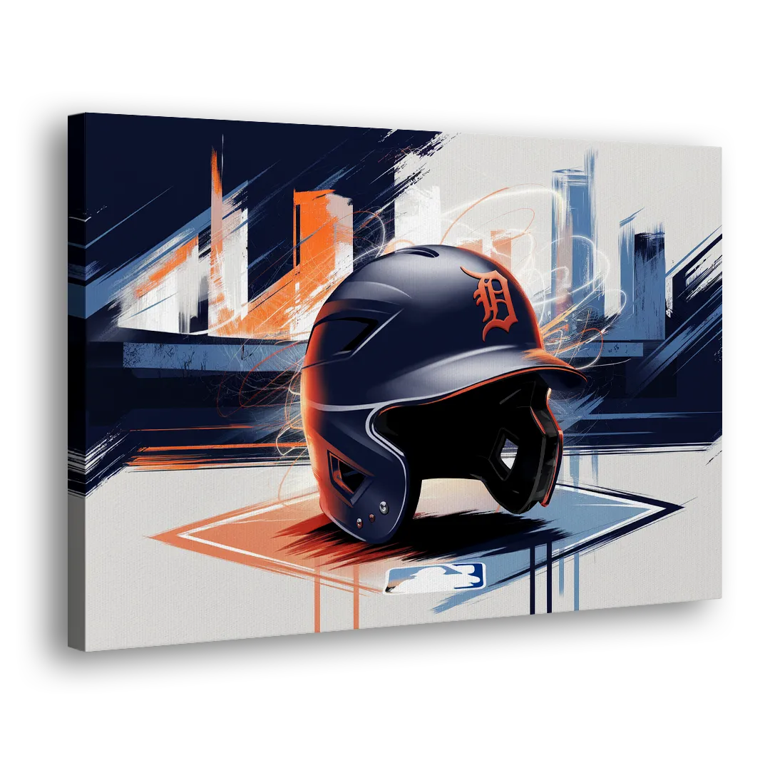 Detroit Tigers Baseball - Canvas Print Art Sides