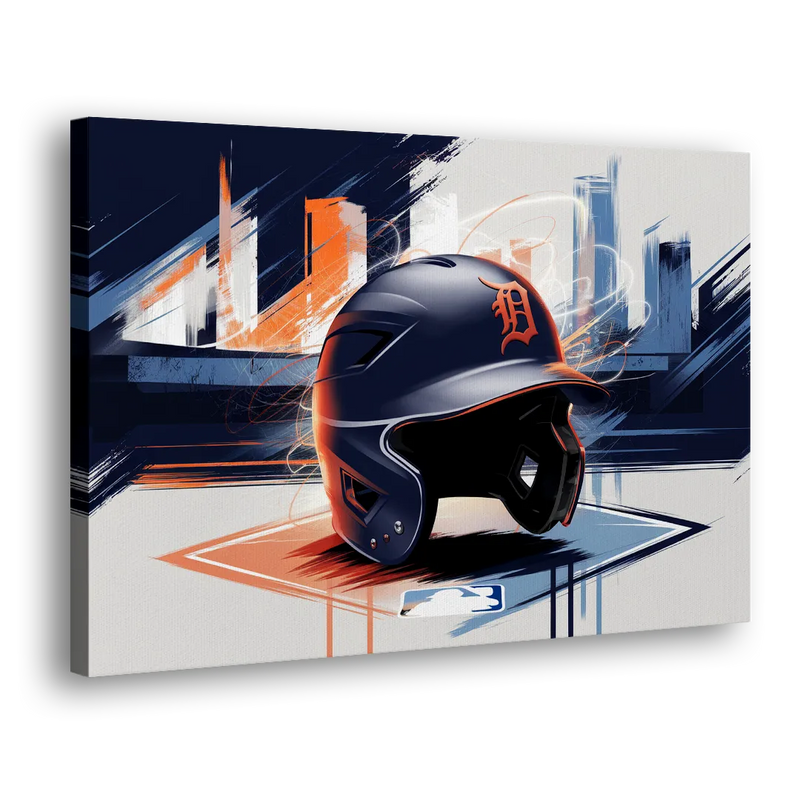 Detroit Tigers Baseball - Canvas Print Art Sides