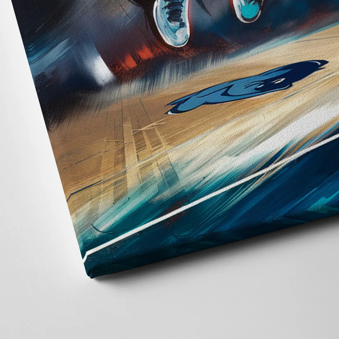 Memphis Grizzlies Spirit Canvas Close Up
