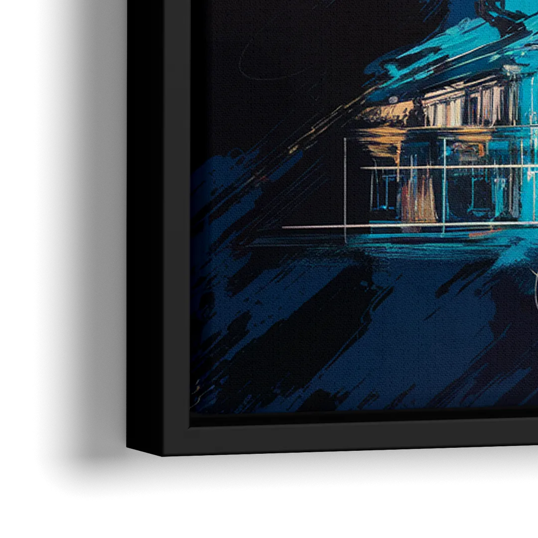 New Orleans Pelicans Basketball Spirit - Close-Up Black Frame Canvas