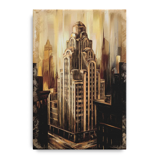 New York City Historic Architecture - Canvas Wall Art