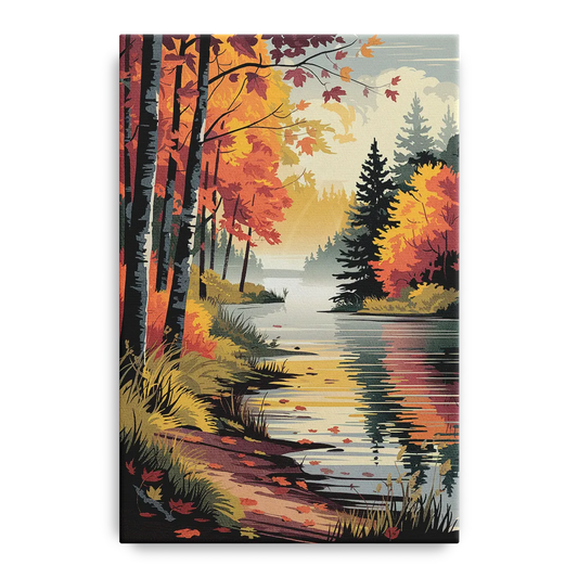 Ontario Autumn Colors - Canvas Wall Art