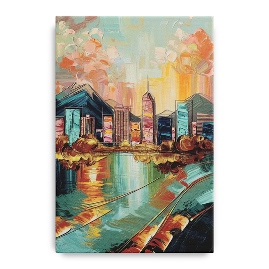 Boise Urban Elegance - Canvas Wall Art