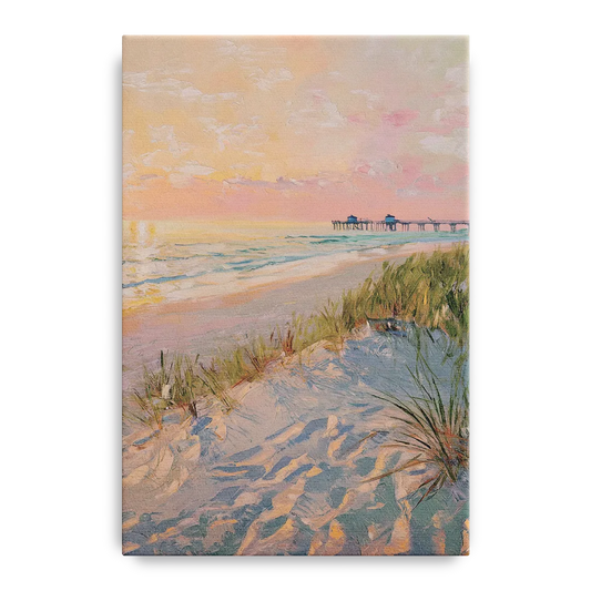 Virginia Beach Oceanfront Serenity - Canvas Wall Art