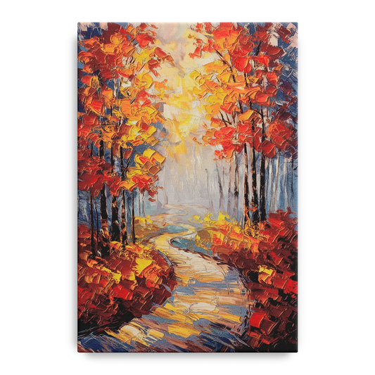 Fayetteville Autumn Scenery - Canvas Wall Art