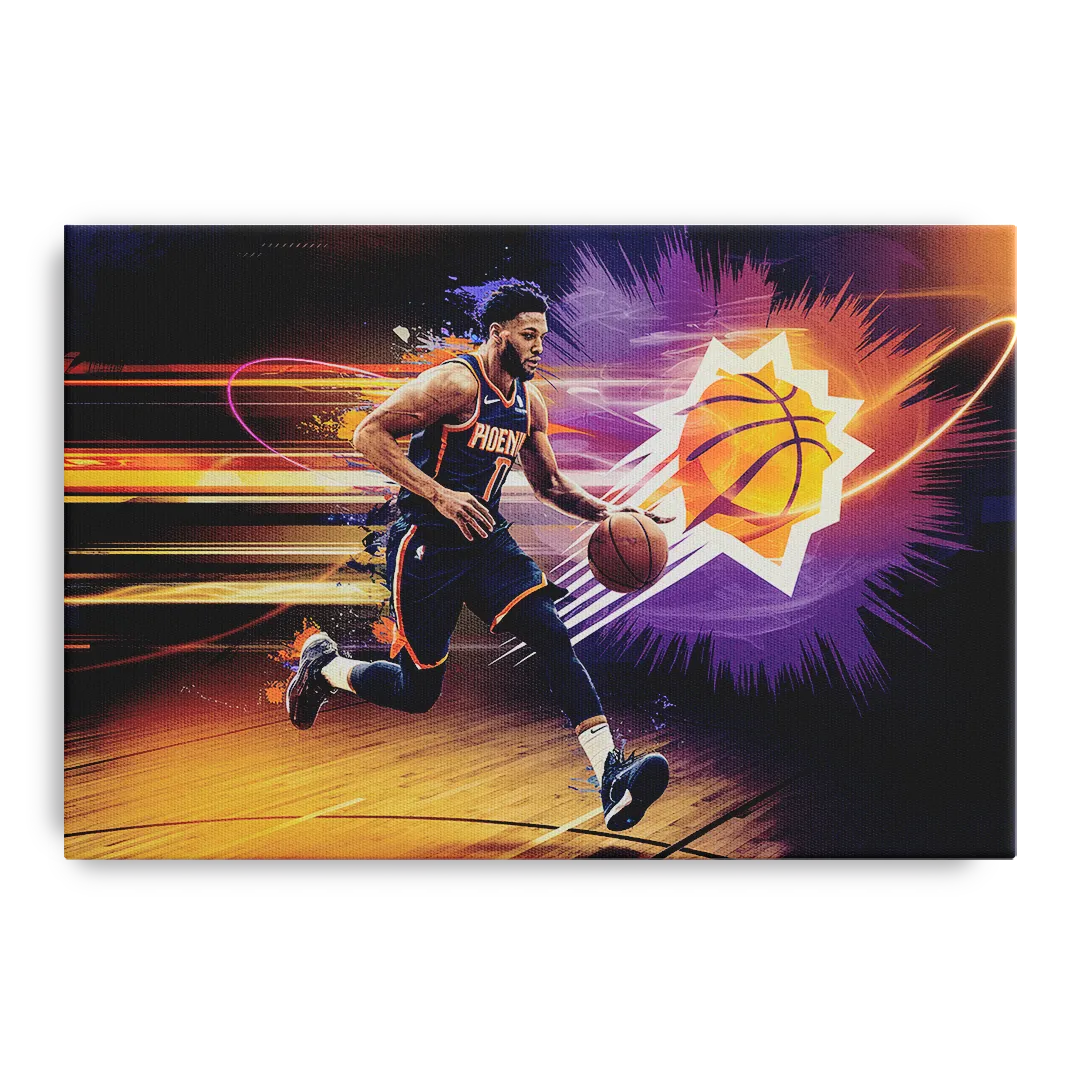 Phoenix Suns Basketball Spirit - Canvas Wall Art