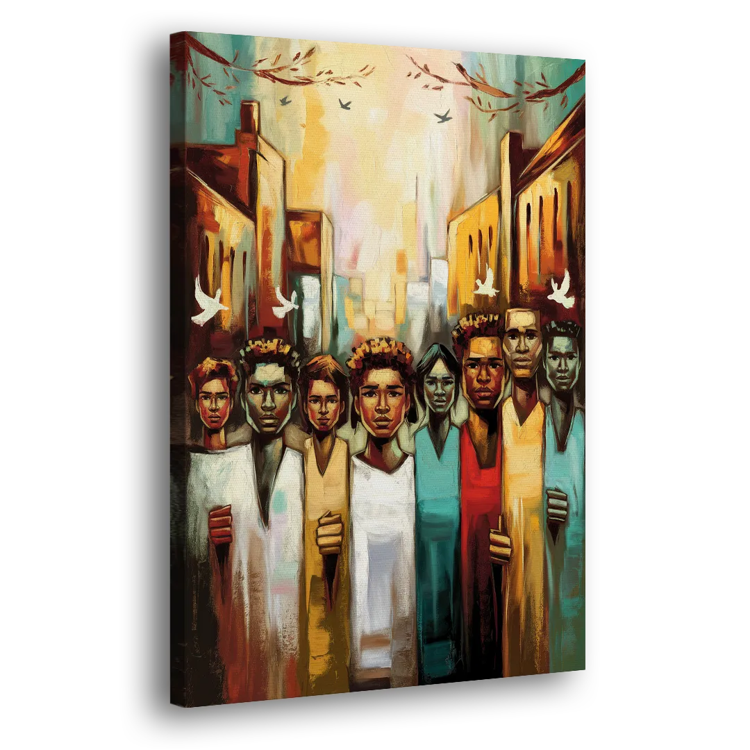 Birmingham Civil Rights District - Canvas Print Art Sides
