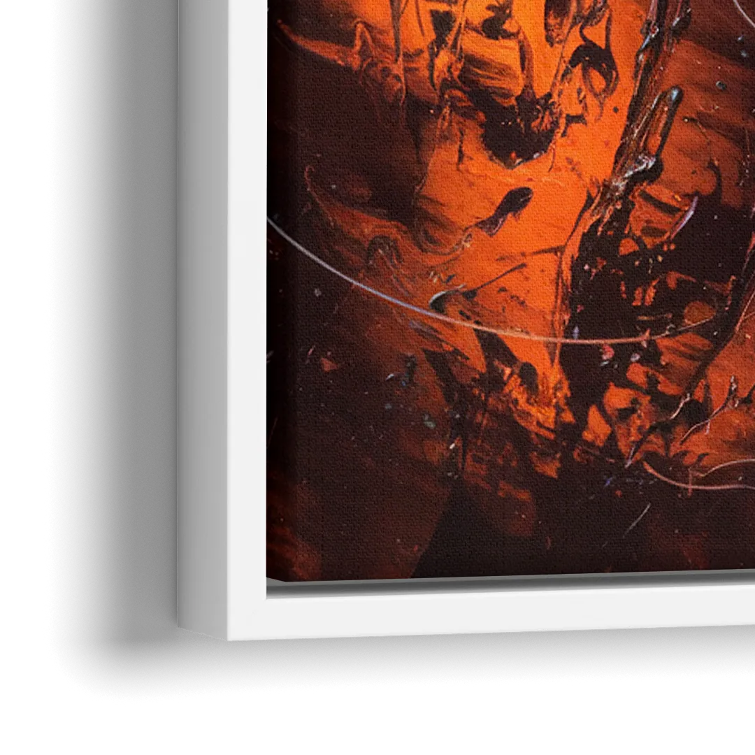 Fort Wayne Basketball Pride - Close-Up White Frame Canvas