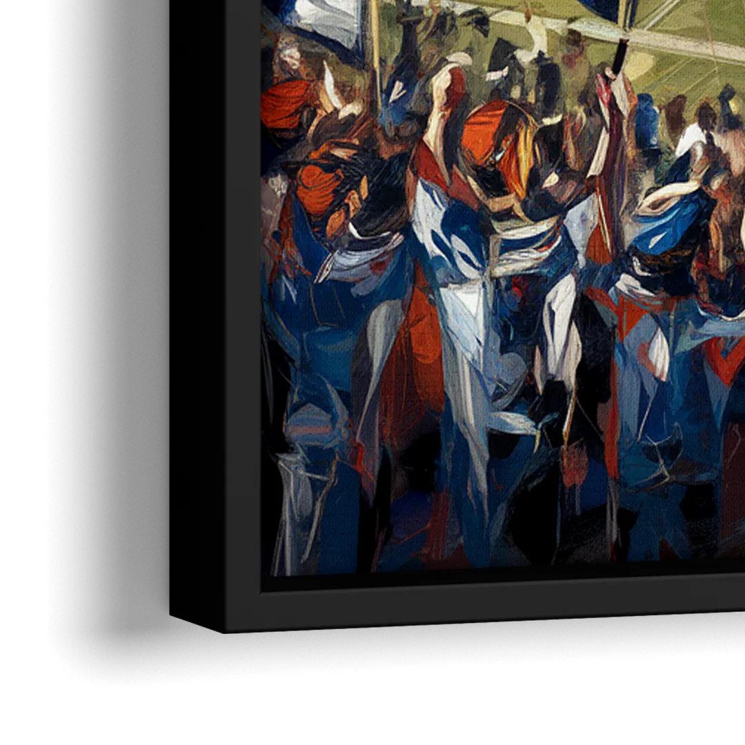 Kansas City Sporting KC Tribute - Close-Up Black Frame Canvas