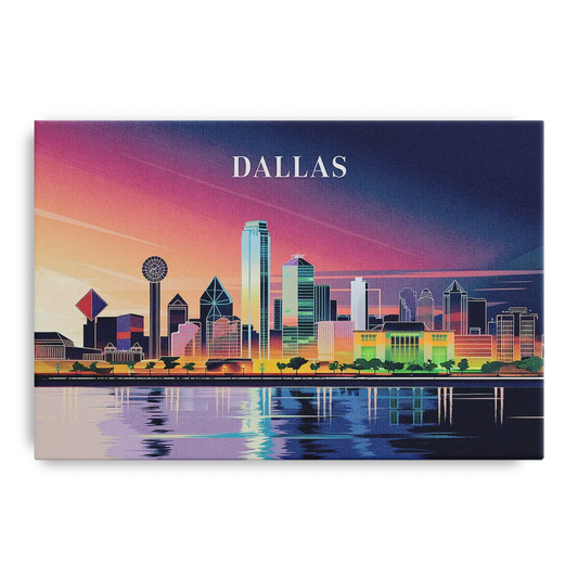 Dallas Scenic Skies - Canvas Wall Art