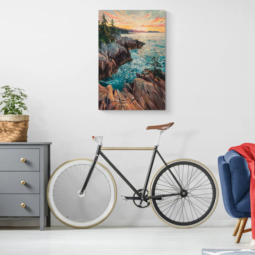 Bar Harbor Acadia National Park - Canvas Wall Art Living Room