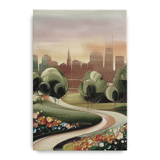 Fort Wayne Park Views - Canvas Wall Art