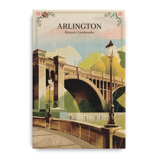 Arlington Historic Landmarks - Canvas Wall Art